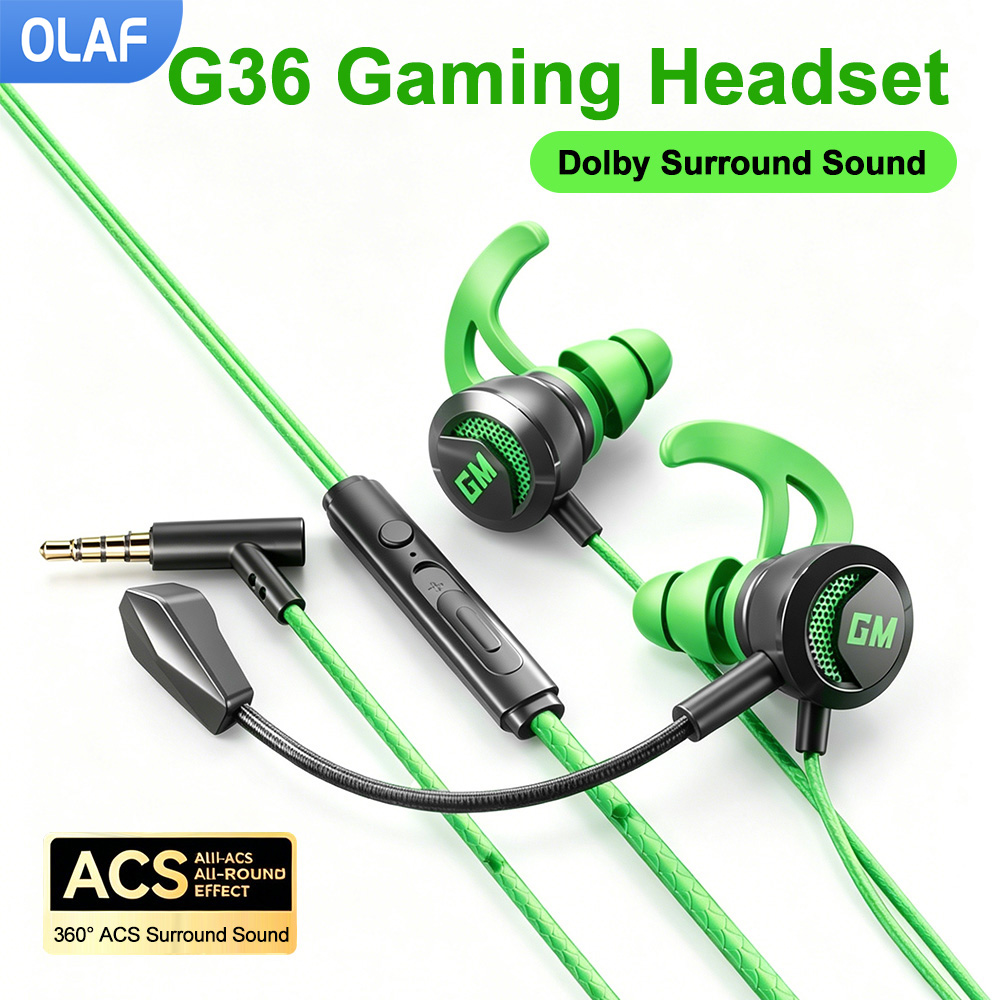 Esports Gaming Headset - Проводные наушники Type-C/3,5 мм с микрофоном,