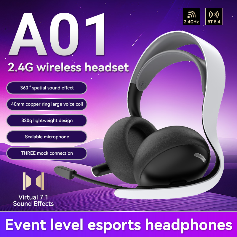 Esports Gaming Mobile - Беспроводная/Проводная/Bluetooth игровая гарнитура A01 2.4G для