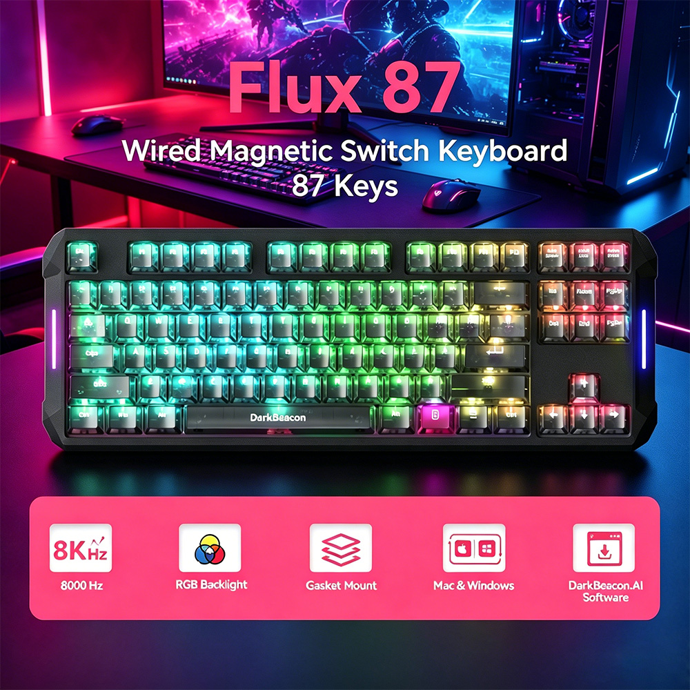 Esports Gaming Photo - Игровая клавиатура DarkBeacon Flux 87 с